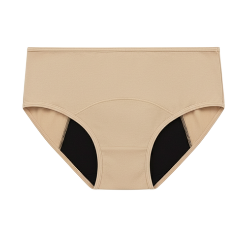 Period underwear | Beige Mid Waist