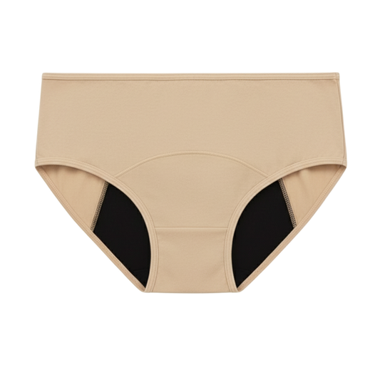 Period underwear | Beige Mid Waist