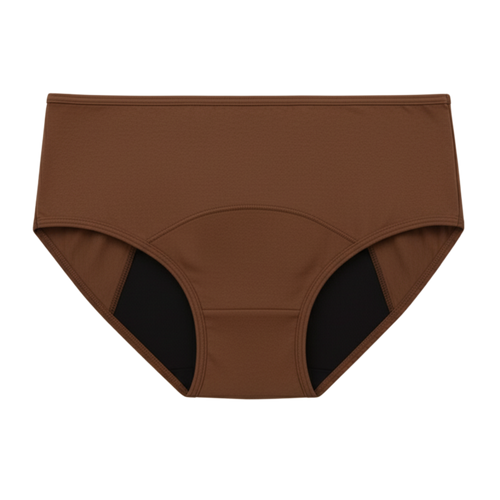 Period underwear | Brown Mid Waist