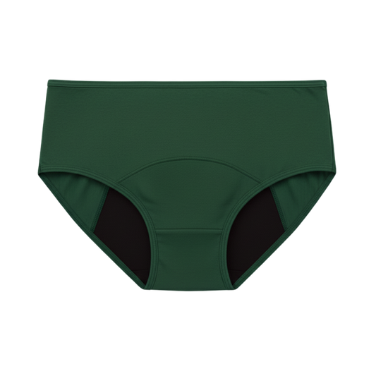 Period underwear | Green Mid Waist