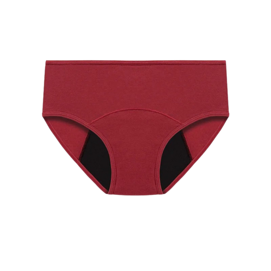 Period underwear | Red Mid Waist