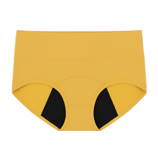 Period underwear | Yellow High Waist