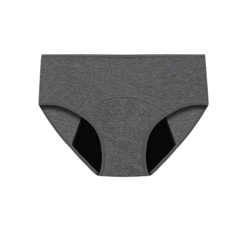 Period underwear | Grey Mid Waist
