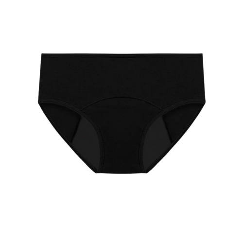 Period underwear | Black Mid Waist