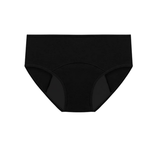 Period underwear | Black Mid Waist